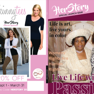 Herstory Magazine – Price includes $4.99 shipping and handling