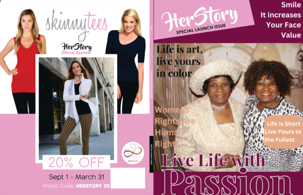 Herstory Magazine – Price includes $4.99 shipping and handling